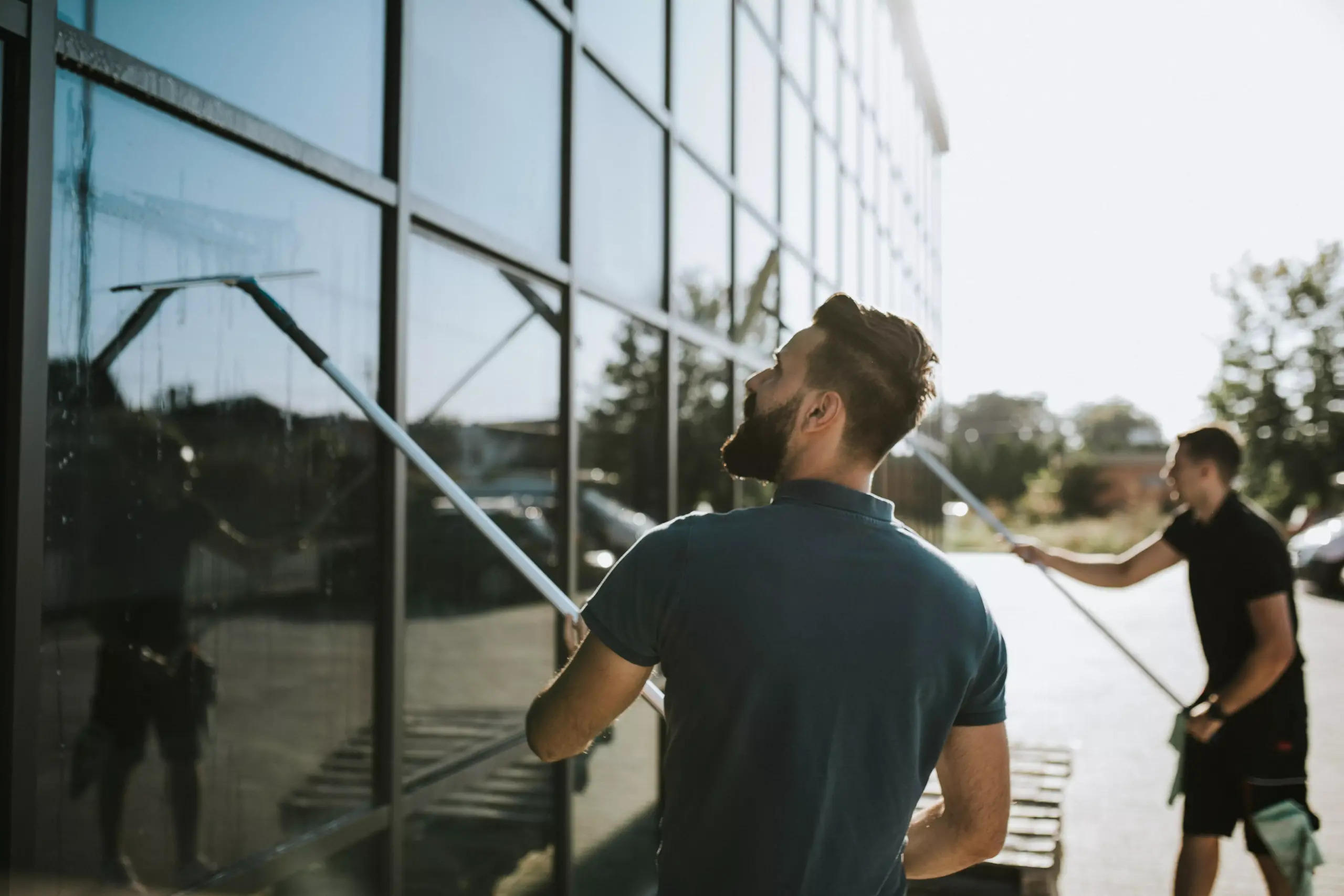Glasreinigung – professionelle Arbeit